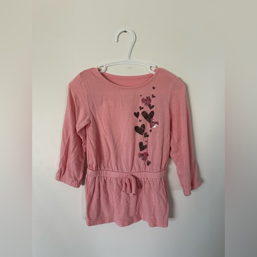 Silkberry Bamboo Pink Heart-Embellished Top 12-18 Months